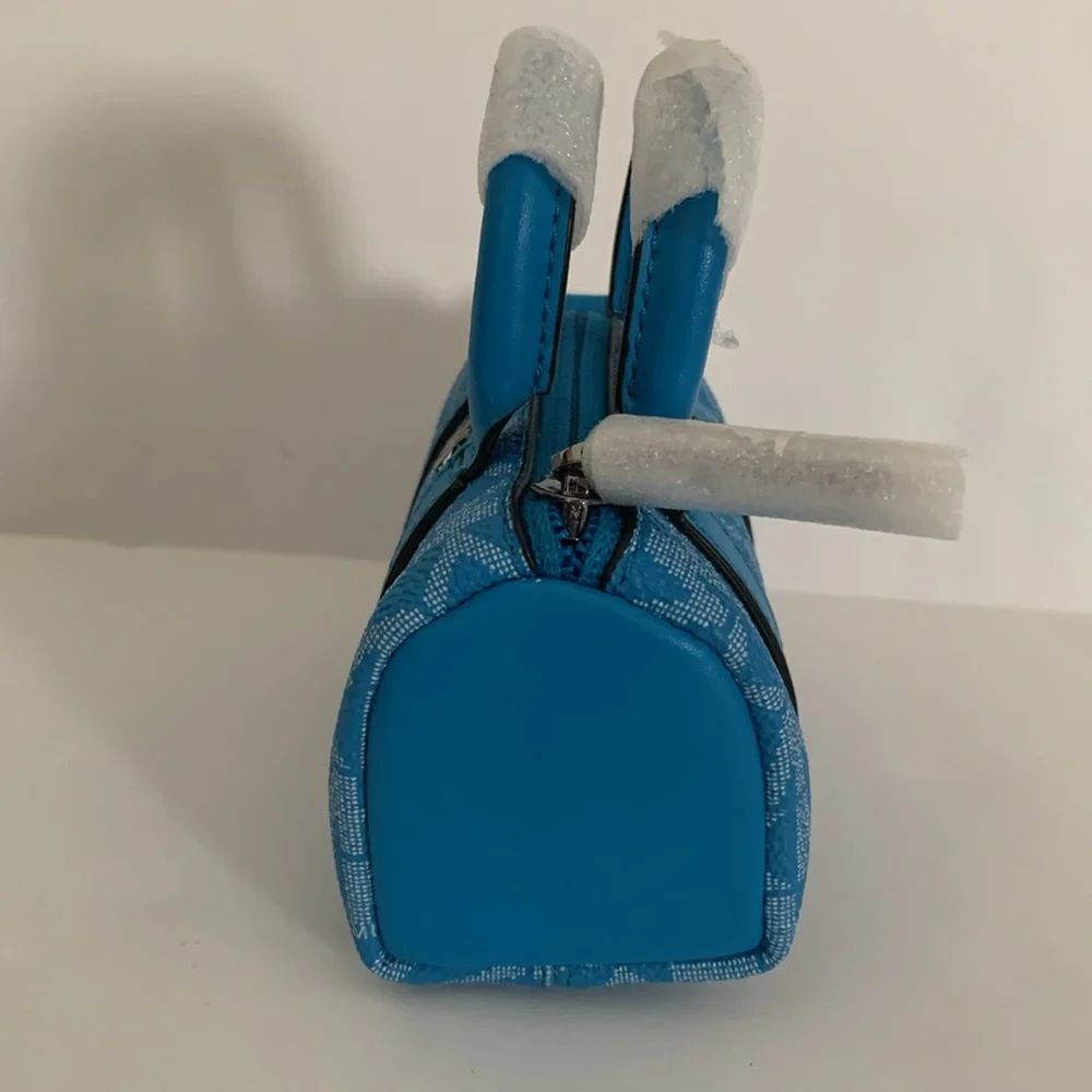 Michael Kors Gifting Sky Blue Micro Duffle Bag Key Fob